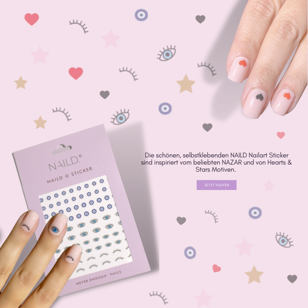 DER Maniküre-Trend: NAILD Nailart Sticker!