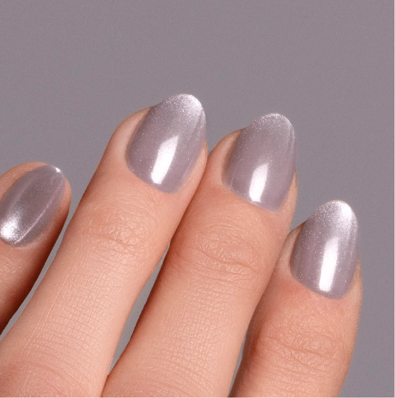 Pillow cateye short xs rounded Softgel Press on Nails (inkl. Klebesticker & Nagelkleber)