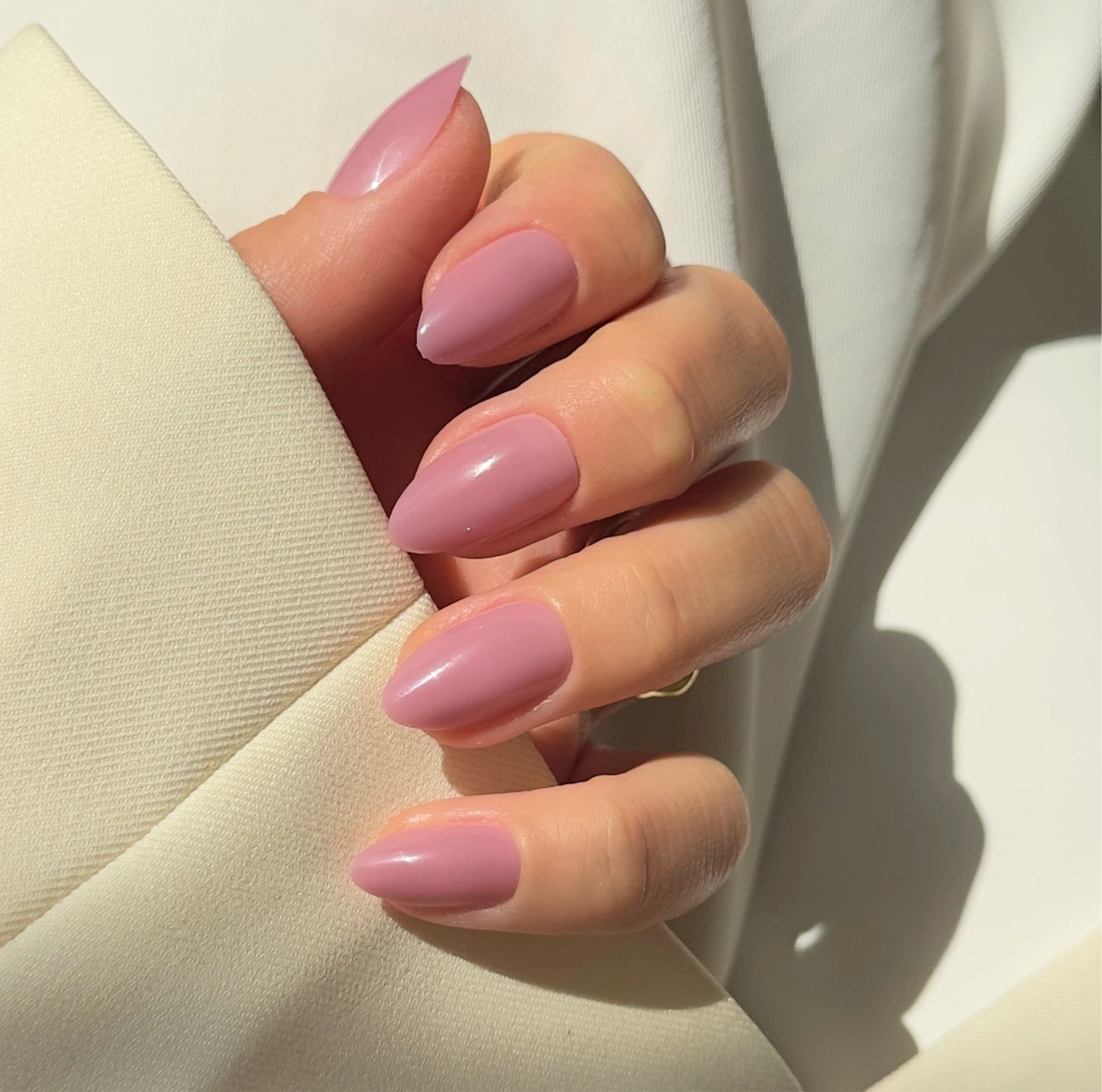 Rosewood almond Softgel Press On Nails (inkl. Klebesticker & Nagelkleber)