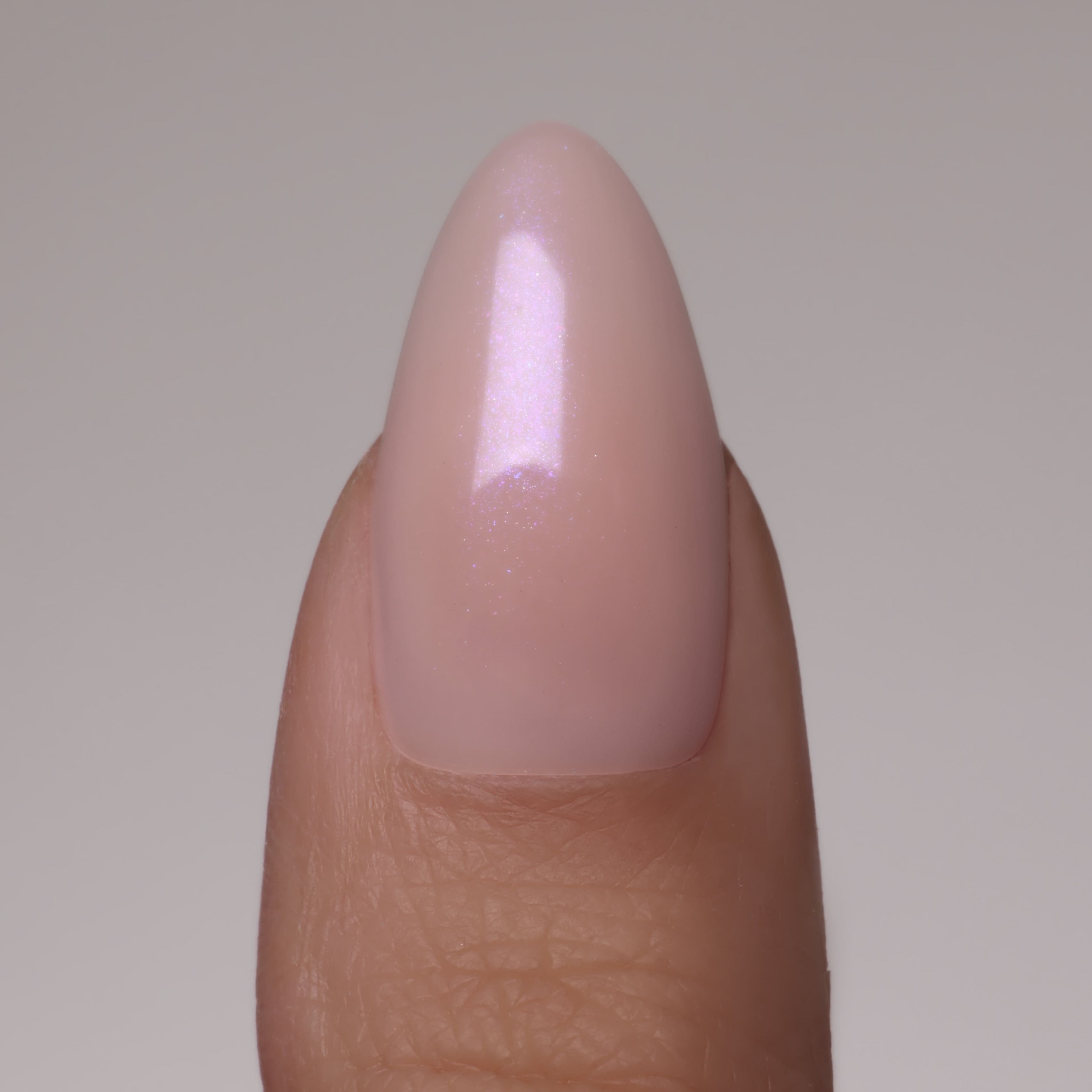 Glazed rose almond extra-long Softgel Press On Nails (inkl. Klebesticker & Nagelkleber)