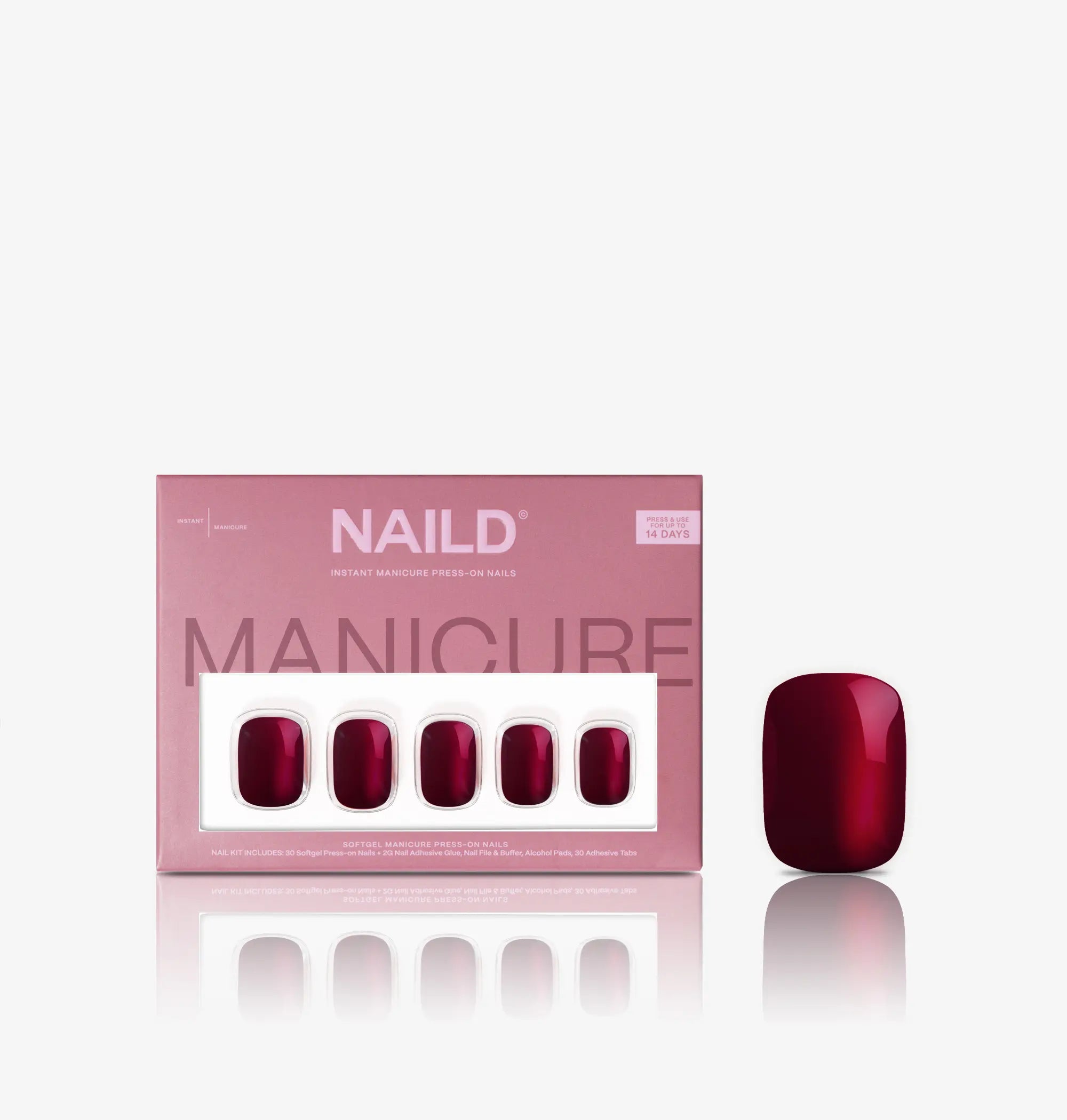 Velvet Short XXS Square Softgel Press On Nails (inkl. Klebesticker & Nagelkleber)