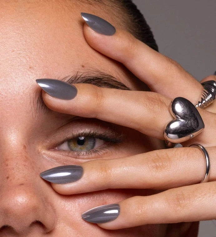 Aura Almond Softgel Press On Nails (inkl. Klebesticker & Nagelkleber)