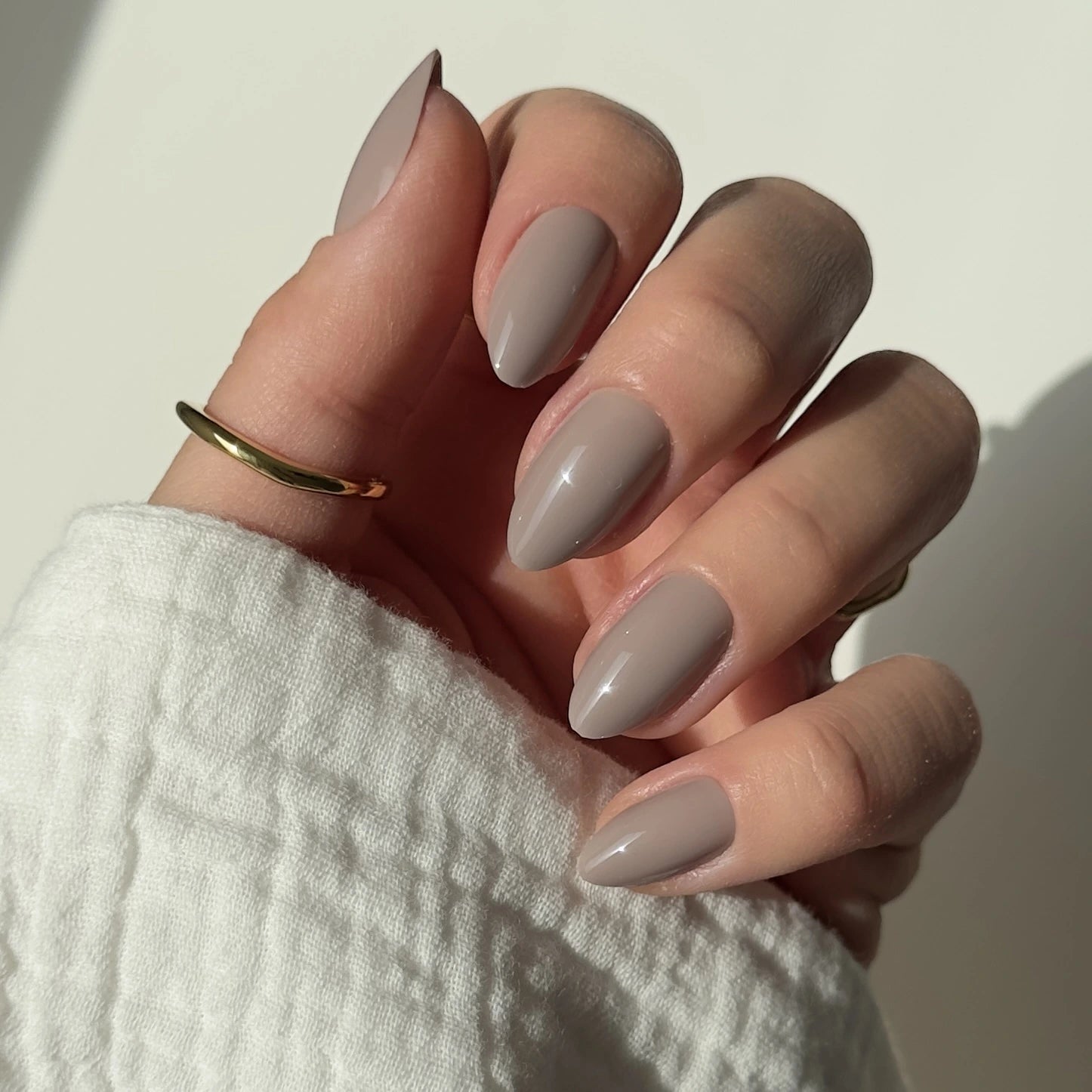 Latte glow almond Softgel Press On Nails (inkl. Klebesticker & Nagelkleber)