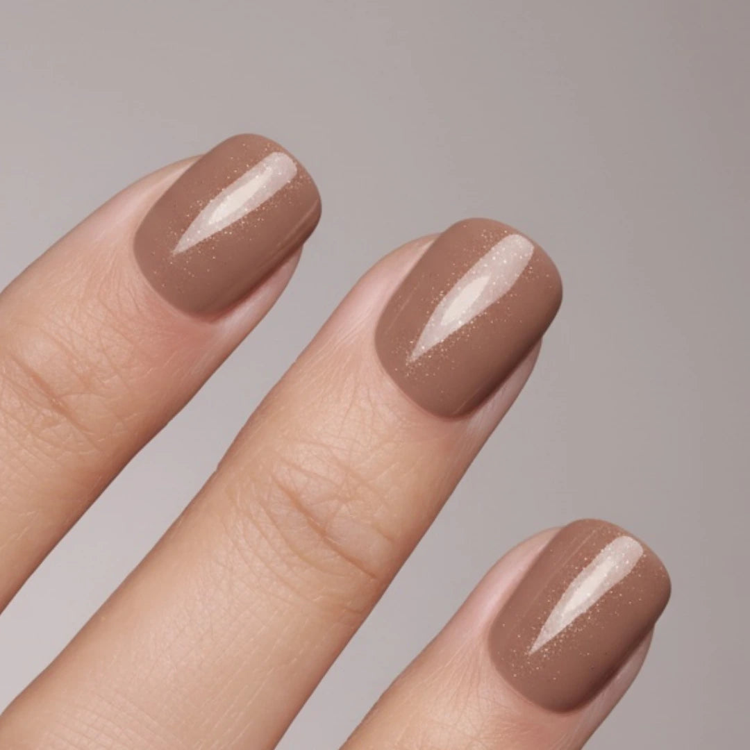 Latte Nude Short XS Square Softgel Press On Nails (inkl. Klebesticker & Nagelkleber)