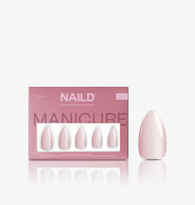 Star Almond Softgel Press On Nails (inkl. Klebesticker & Nagelkleber)