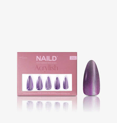 Cat eye almond extra- long Press on Nails (inkl. Nagelkleber)