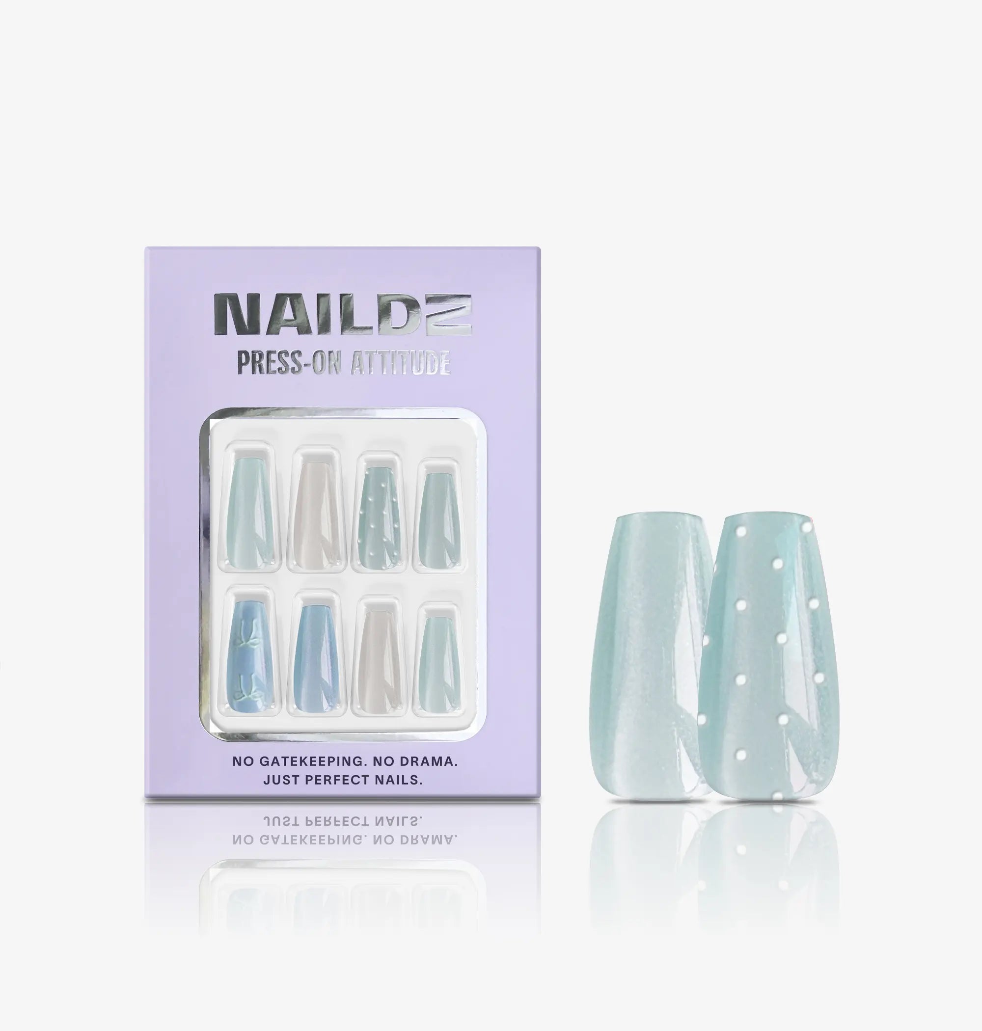 Loop 3D NAILDZ Softgel Press On Nails (inkl. Klebesticker & Nagelkleber)