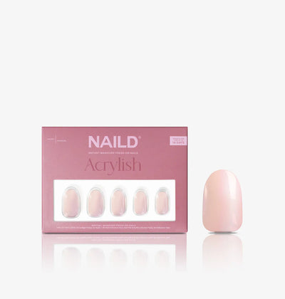 Glazed #1 Round Softgel Press on Nails (inkl. Klebesticker & Nagelkleber)