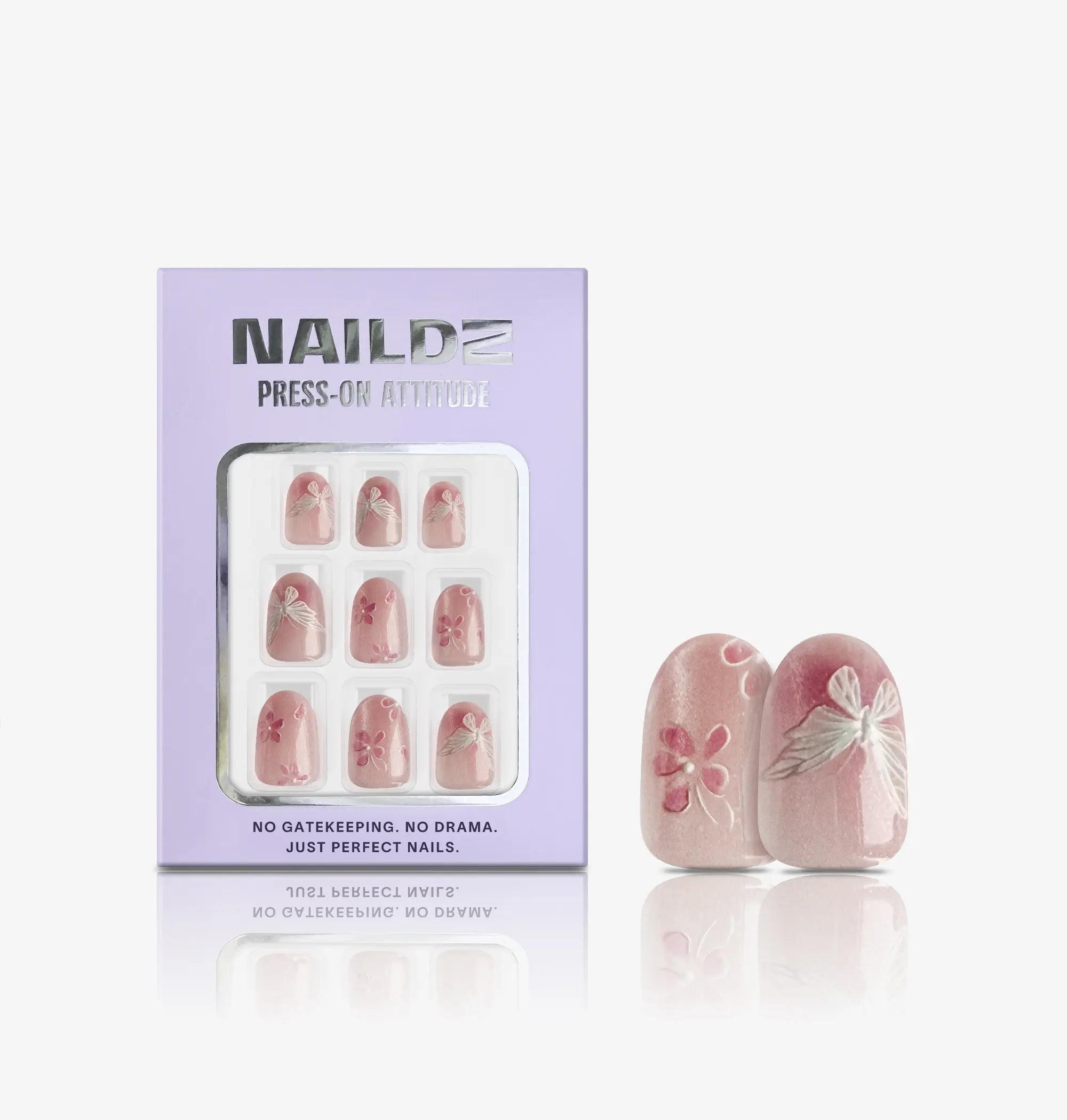 Void 3D NAILDZ Softgel Press On Nails (inkl. Klebesticker & Nagelkleber)