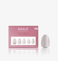 Nude Pearl xs rounded Softgel Press on Nails (inkl. Klebesticker & Nagelkleber)