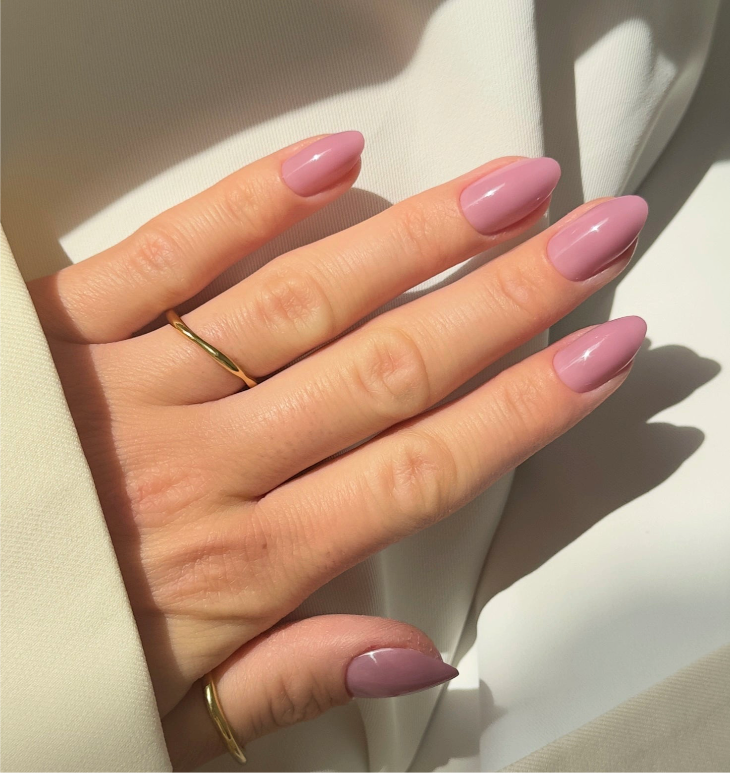 Rosewood almond Softgel Press On Nails (inkl. Klebesticker & Nagelkleber)