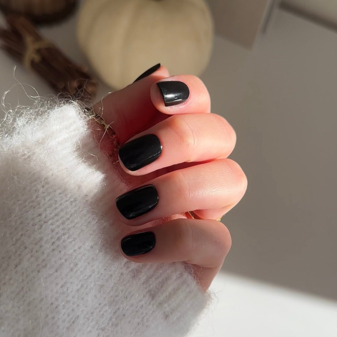 Myrthe xs short square Softgel Press On Nails (inkl. Klebesticker & Nagelkleber)