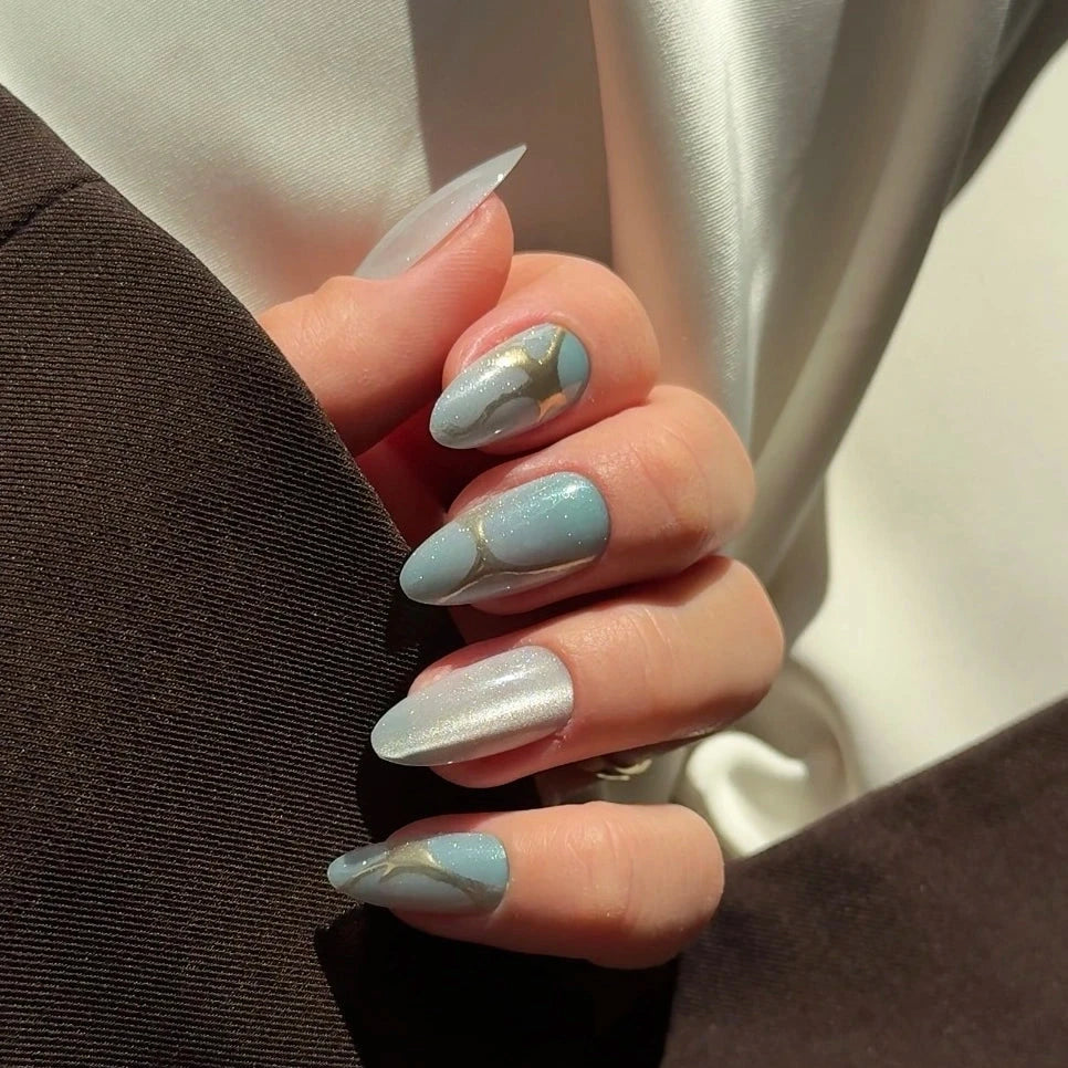 Axis 3D NAILDZ Softgel Press On Nails (inkl. Klebesticker & Nagelkleber)