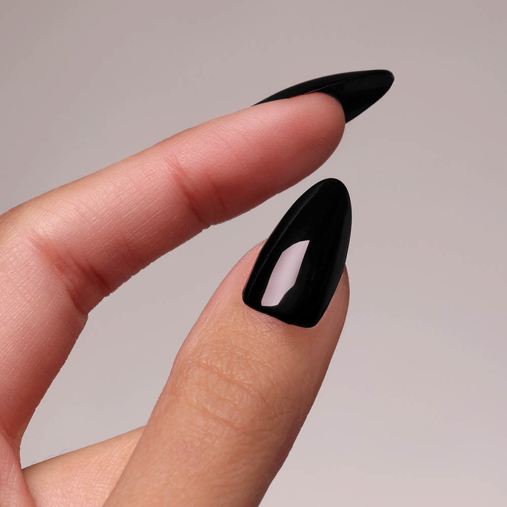 Black Almond extra-long Press on Nails (LIMITED EDITION)