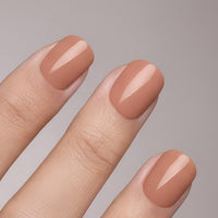 Caramel Nude Short XS Square Softgel Press On Nails (inkl. Klebesticker & Nagelkleber)
