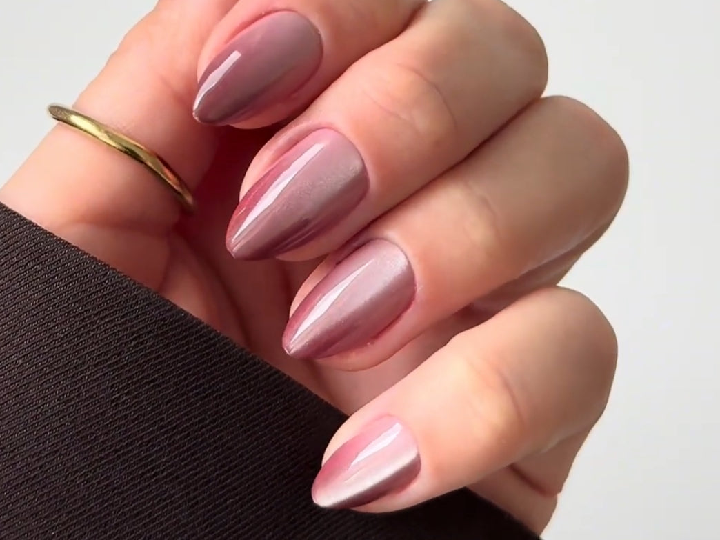 Lola Almond Softgel Press On Nails (inkl. Klebesticker & Nagelkleber)