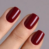 Wine short s square Softgel Press on Nails (inkl. Klebesticker & Nagelkleber)