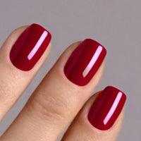 Ruby short s square Softgel Press On Nails (inkl. Klebesticker & Nagelkleber)