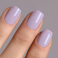 Mauve short s square Softgel Press on Nails (inkl. Klebesticker & Nagelkleber)