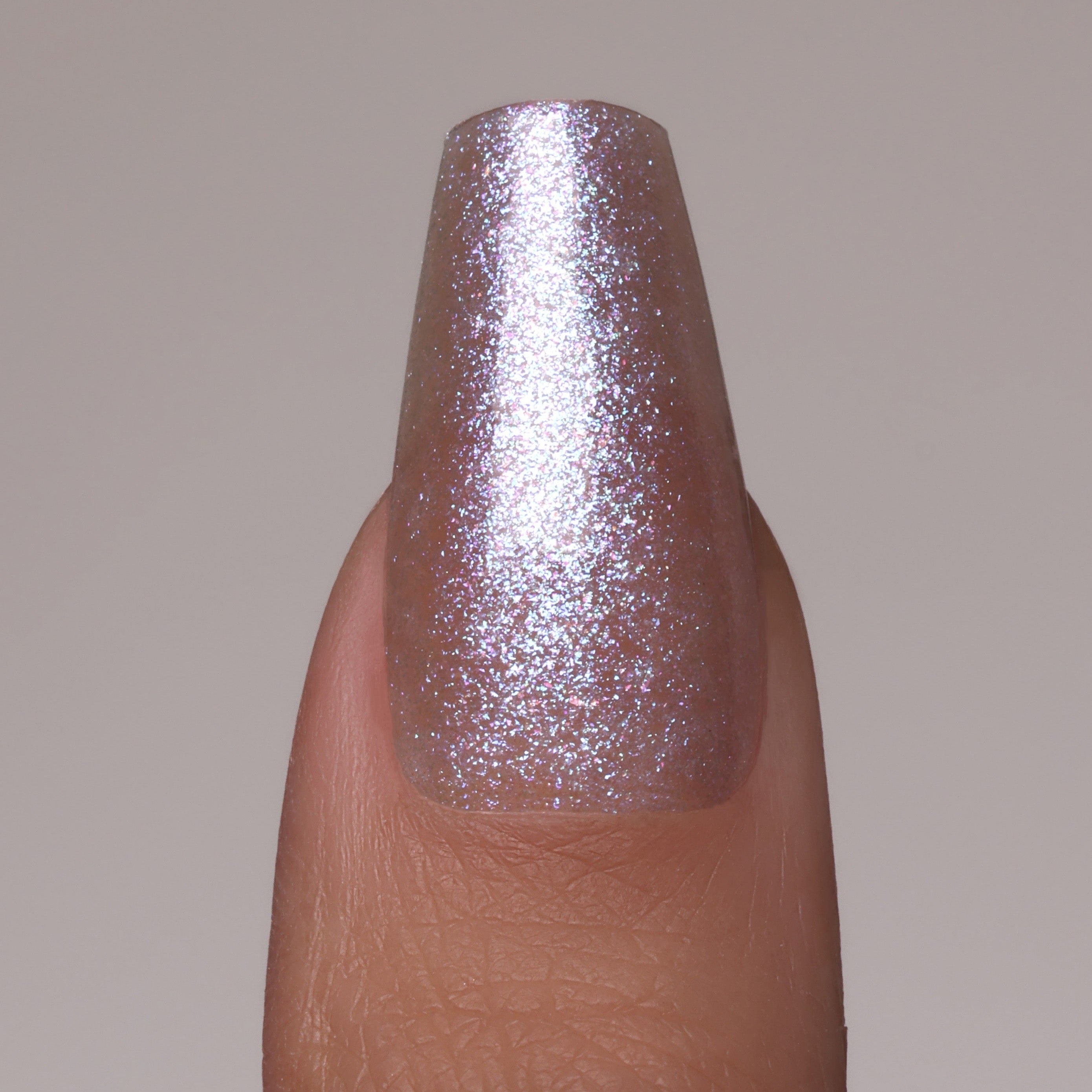 Unghie Press On extra lunghe con glitter (incluso colla per unghie)