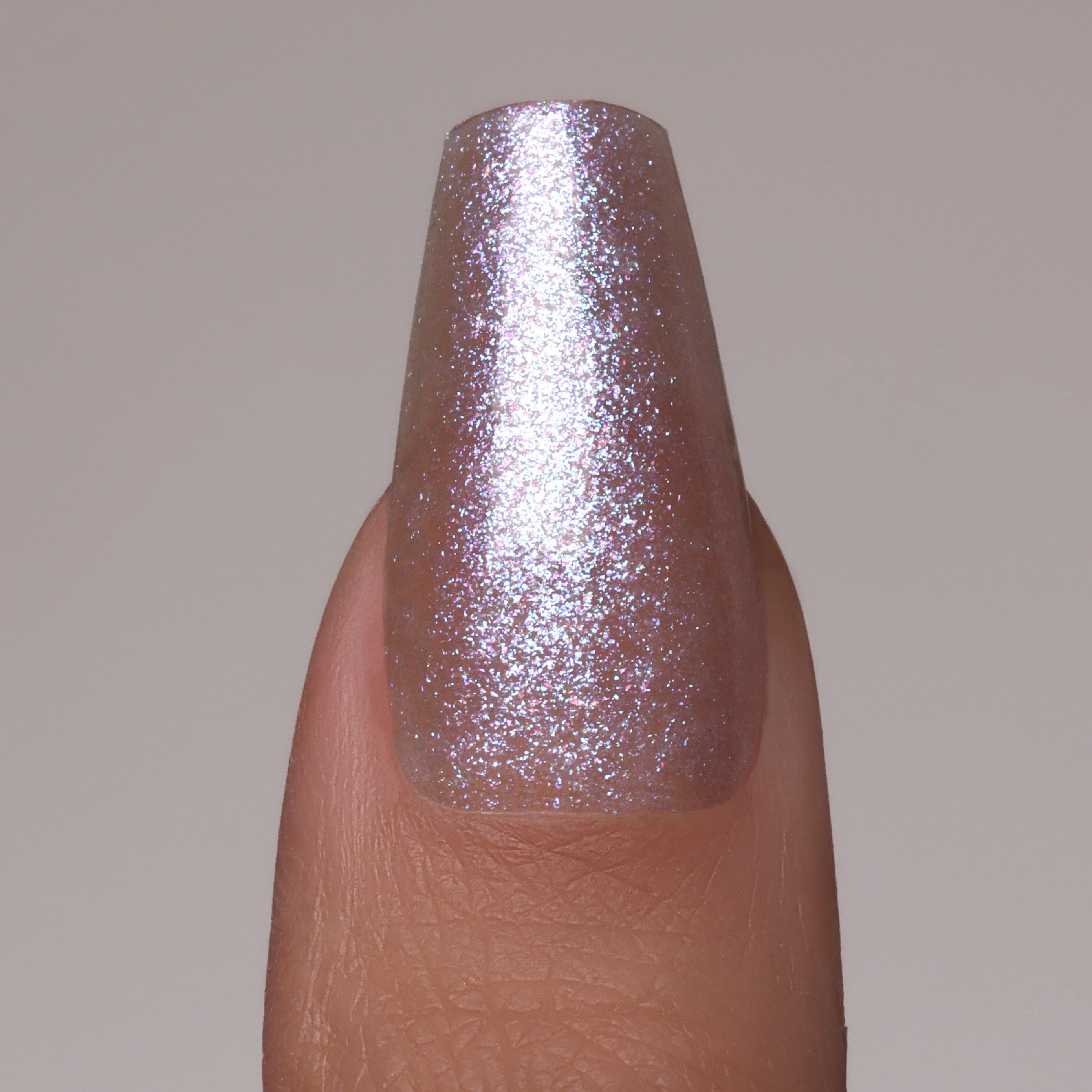 GLITTER Acrylish (extra long) artificial nails