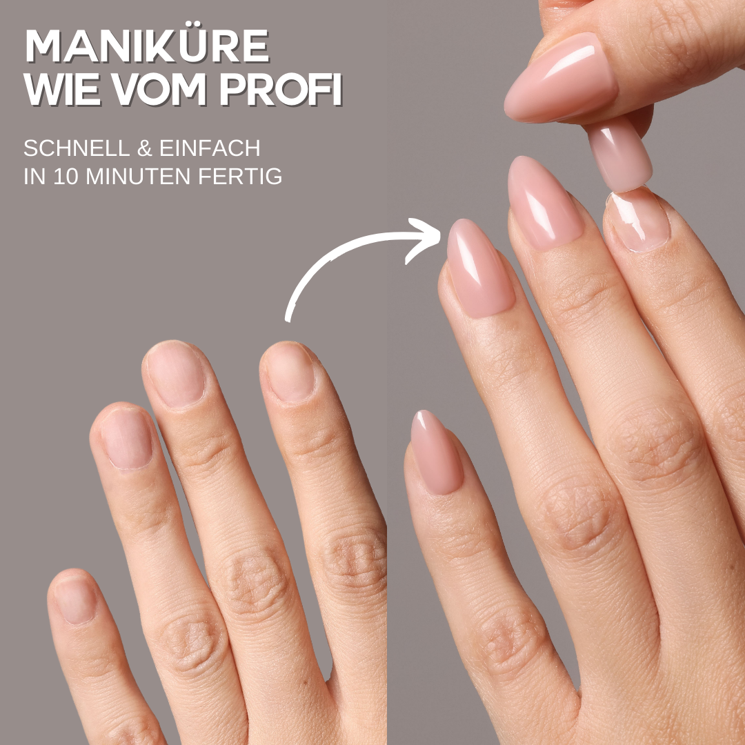 Everyday Short S Square Softgel Press On Nails (inkl. Klebesticker & Nagelkleber)