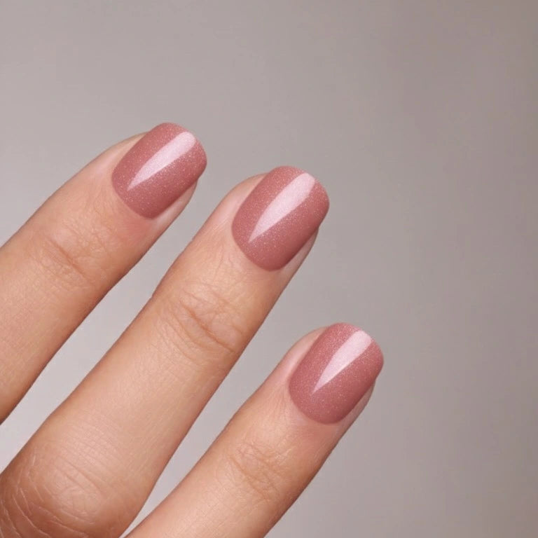 Eos XS Square Softgel Press On Nails (inkl. Klebesticker & Nagelkleber)