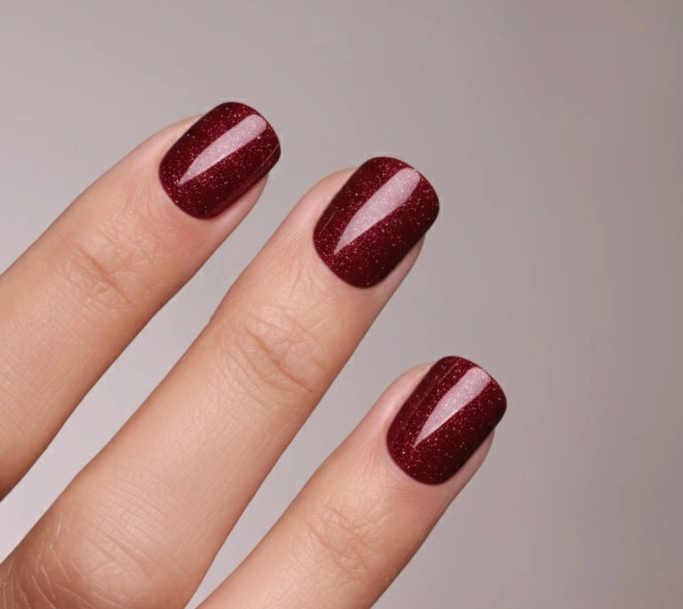 Dove XS Square Softgel Press on Nails (inkl. Klebesticker & Nagelkleber)