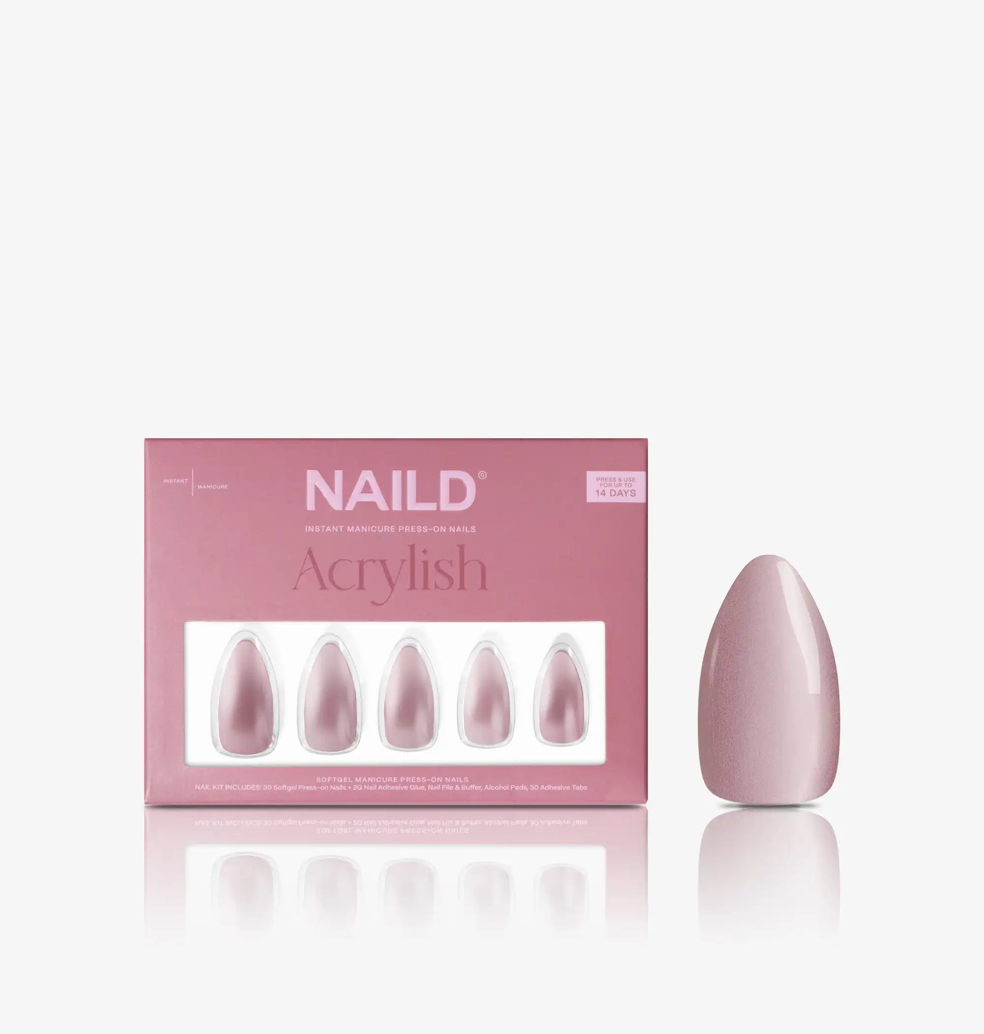 Kairo Almond Softgel Press On Nails (inkl. Klebesticker & Nagelkleber)