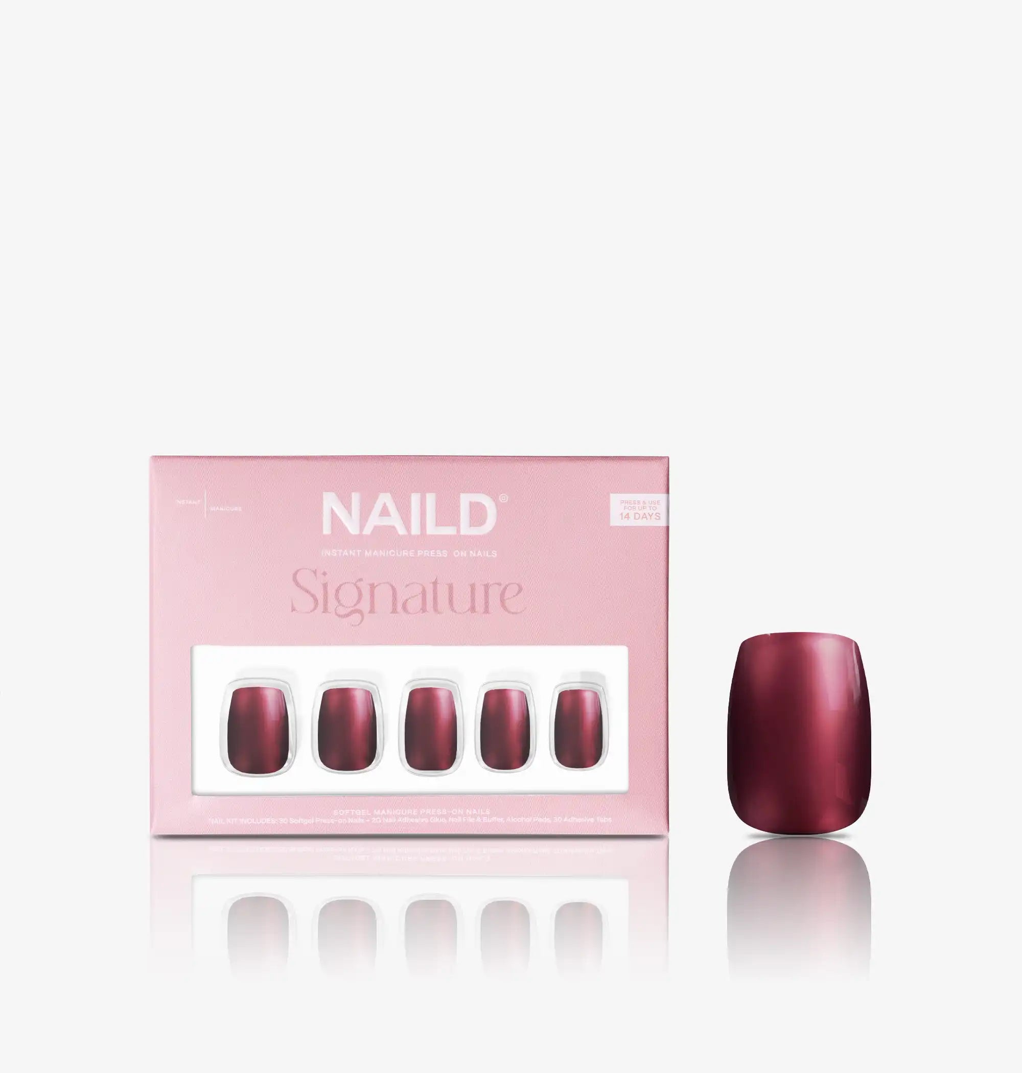 Vela short s square Softgel Press on Nails (inkl. Klebesticker & Nagelkleber)