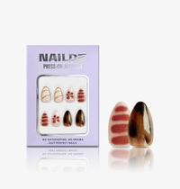 Soft Earth 3D NAILDZ Softgel Press On Nails (inkl. Klebesticker & Nagelkleber)