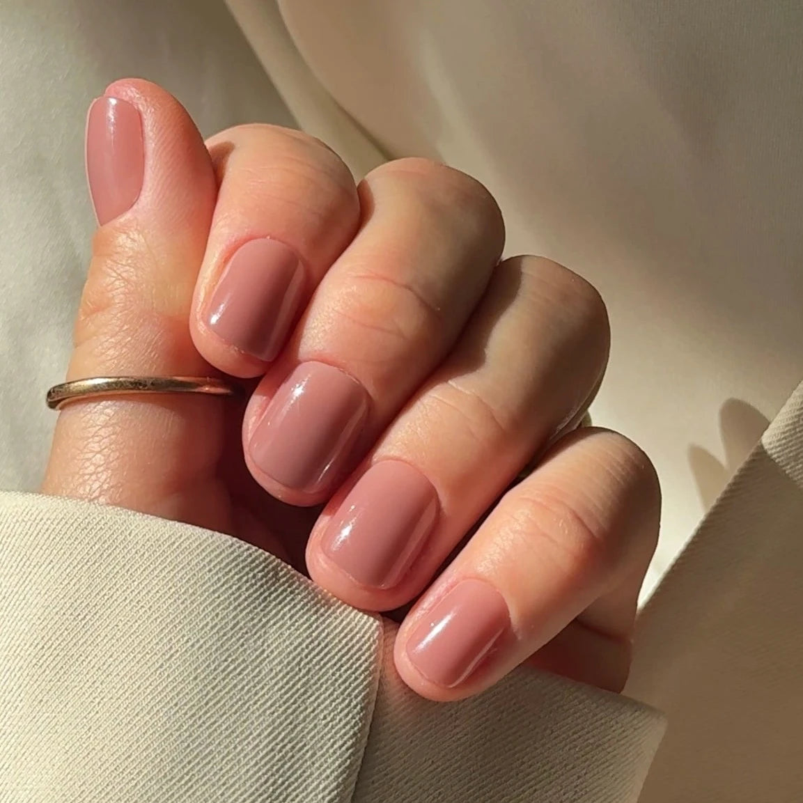 Vintage Short XXS Square Softgel Press On Nails (inkl. Klebesticker & Nagelkleber)