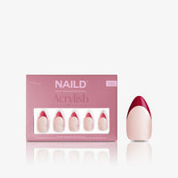 French Glam Almond Softgel Press On Nails (inkl. Klebesticker & Nagelkleber)