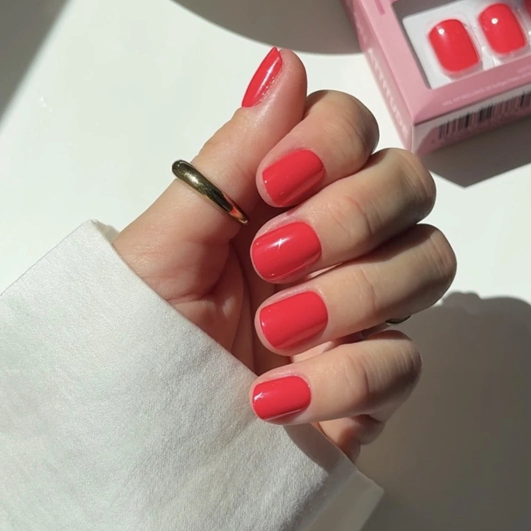 Lady short press on nails lo