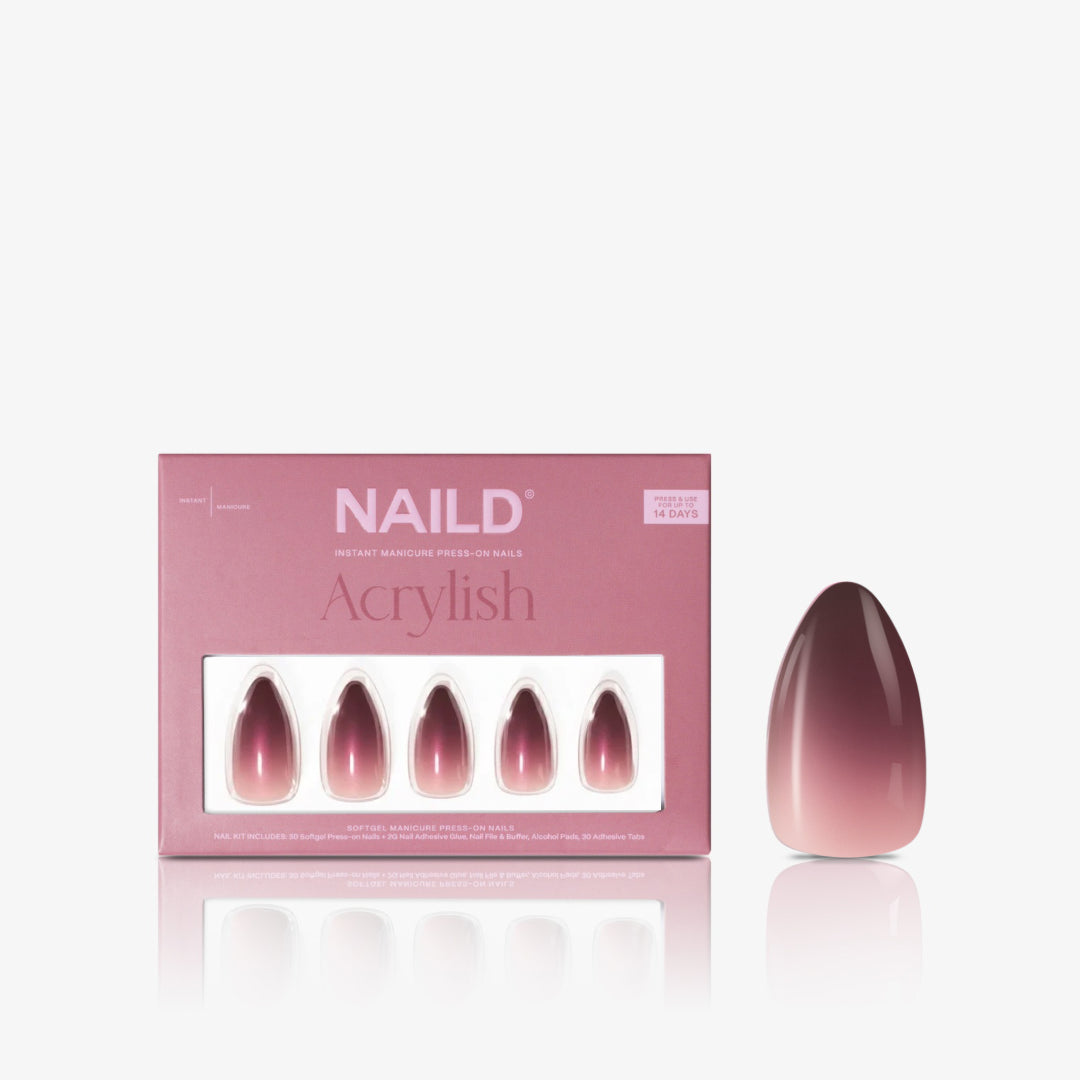Lola Almond Softgel Press On Nails (inkl. Klebesticker & Nagelkleber)