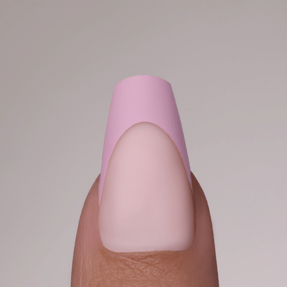 ROMA ROSE Matte ACRYLISH (extra long) Press on Nails