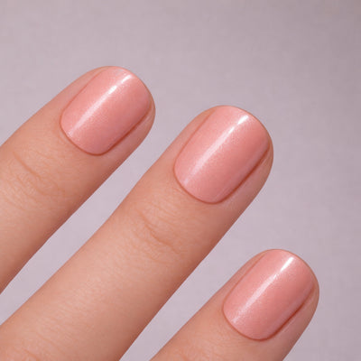 Rose Glow Short XXS Square  Softgel Press on Nails (inkl. Klebesticker & Nagelkleber)