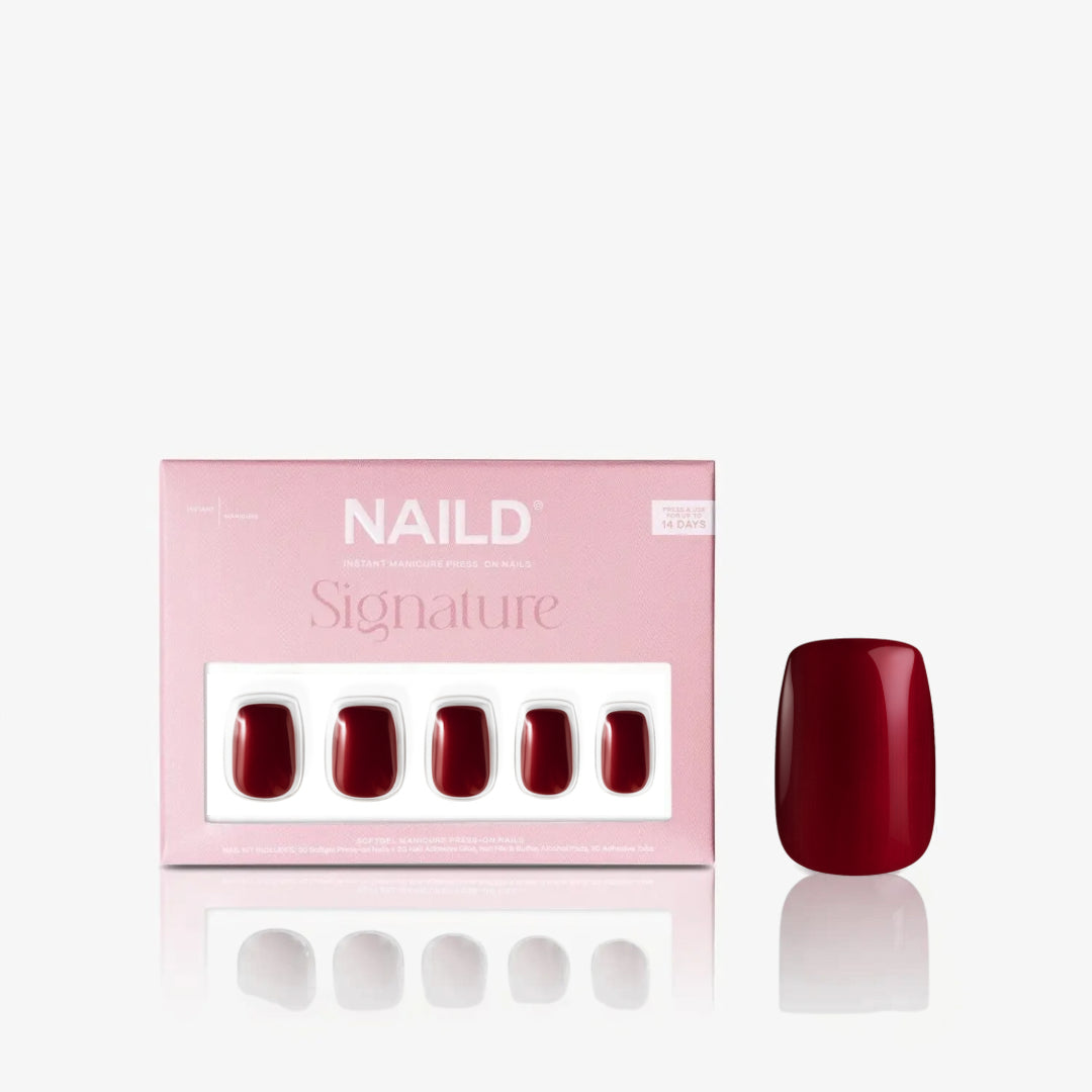 Vela Short Square Softgel Press on Nails (inkl. Klebesticker & Nagelkleber)