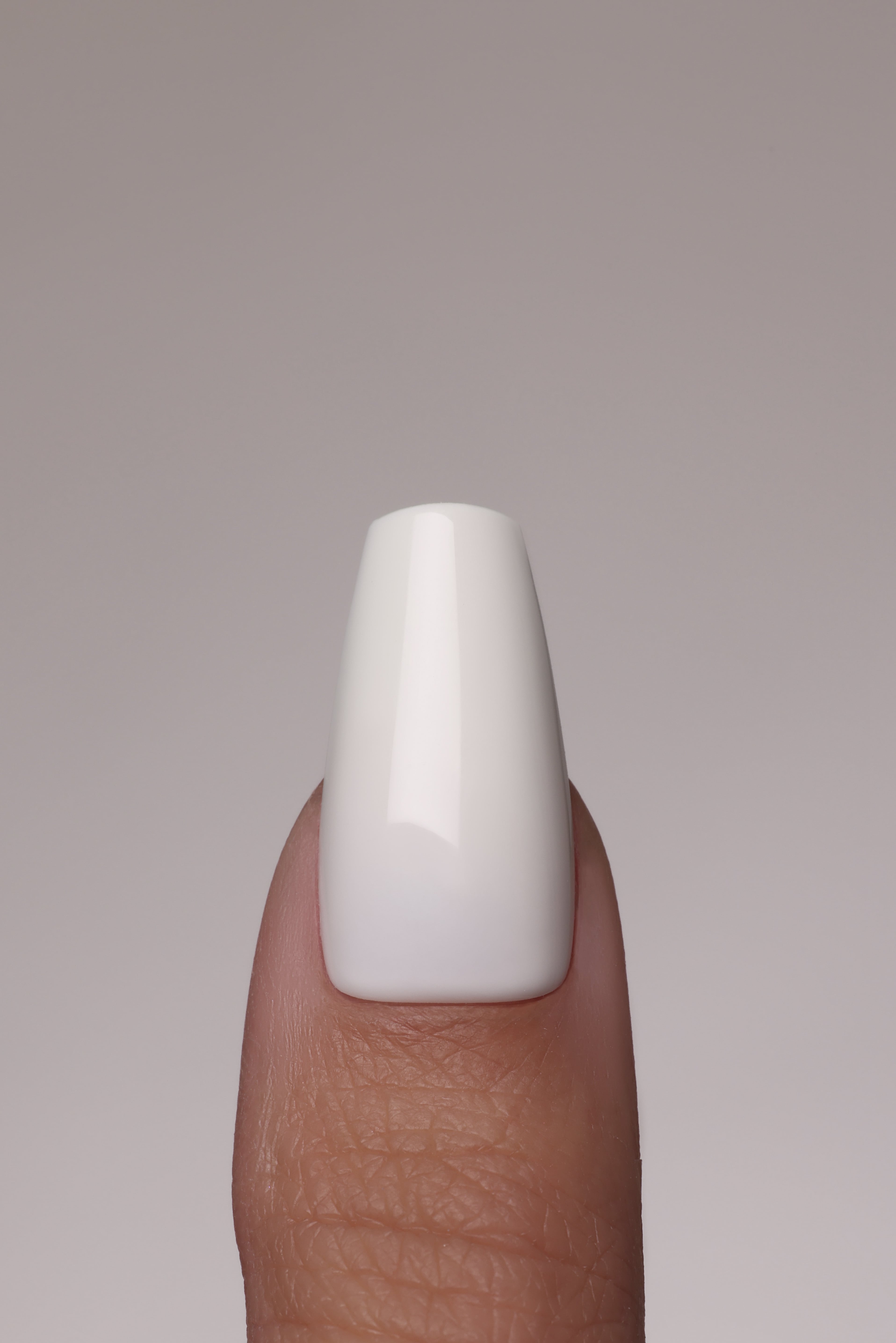 WHITE ACRYLISH (extra long) artificial nails (NEW)