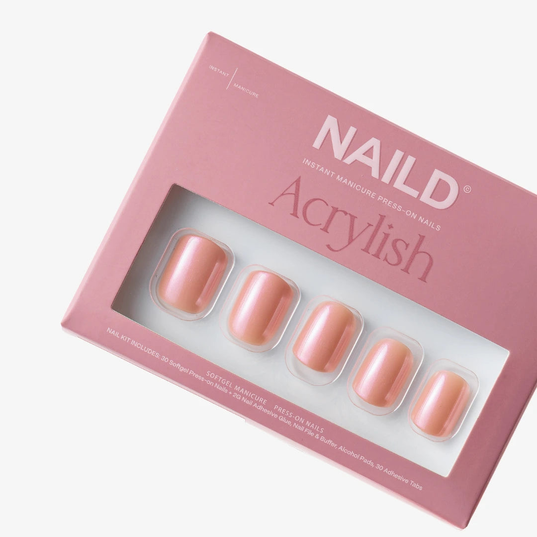 Glazed Rose XS Square  Softgel Press on Nails (inkl. Klebesticker & Nagelkleber)