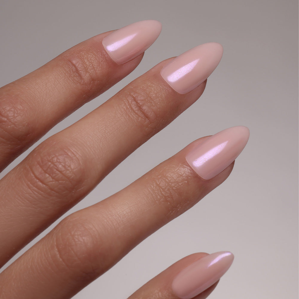 Glazed rose ACRYLISH (almond extra-long) Softgel Kunstnägel (NEU)