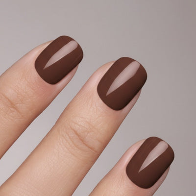 Mocha Nude XS Square Softgel Press On Nails (inkl. Klebesticker & Nagelkleber)