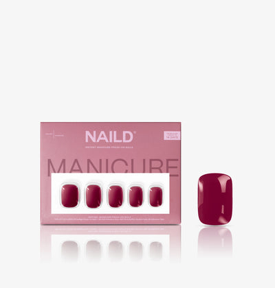 Cassis Short XXS Square Softgel Press on Nails (inkl. Klebesticker & Nagelkleber)