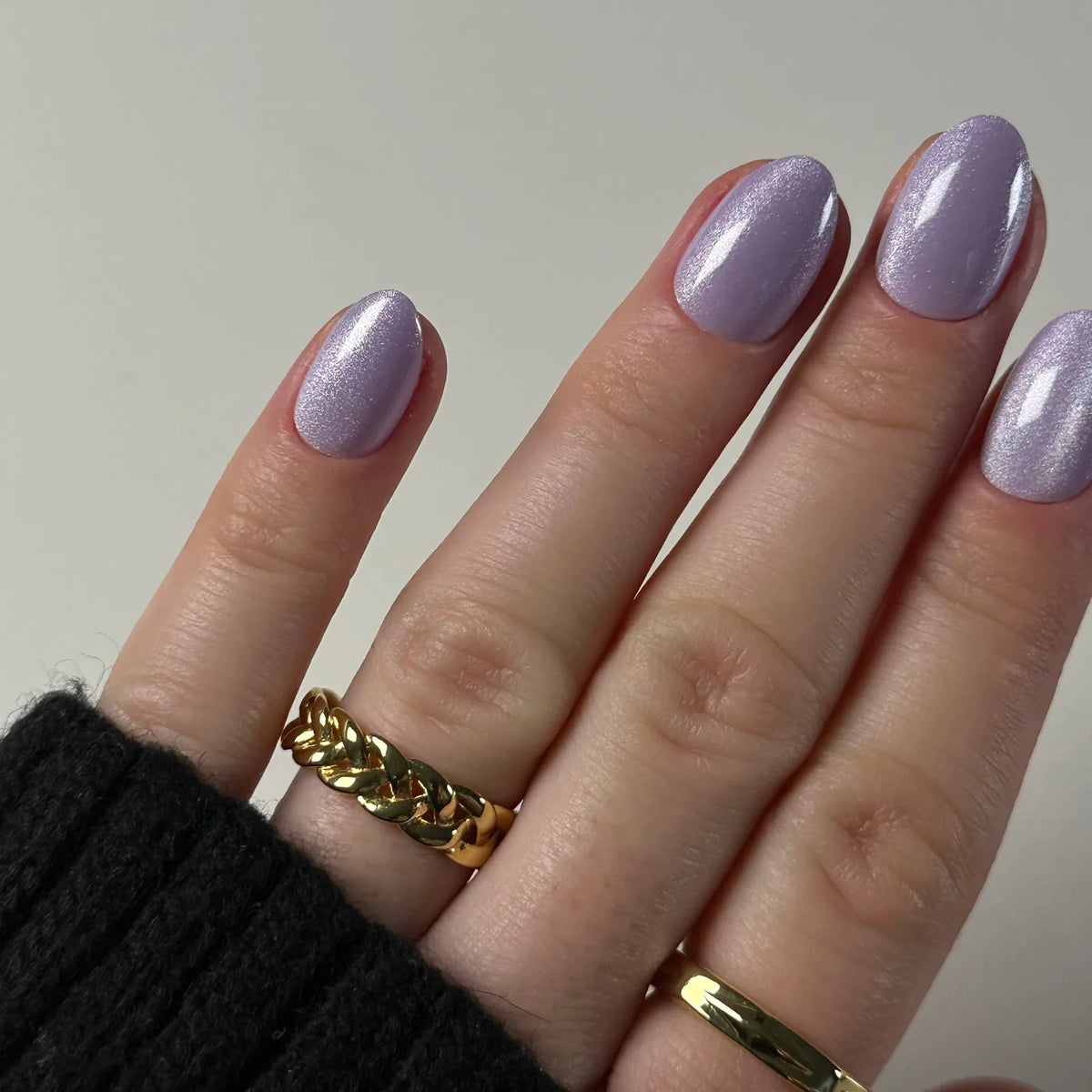 Lilac cateye xs rounded Softgel Press on Nails – Galerie