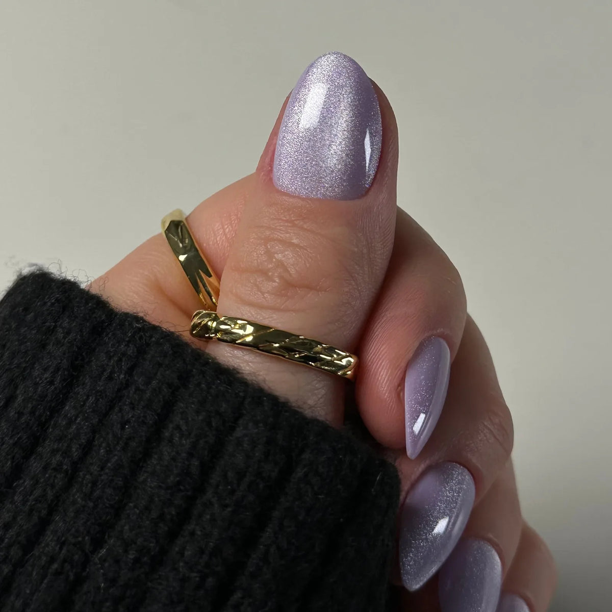 Lilac cateye xs rounded Softgel Press on Nails – Galerie