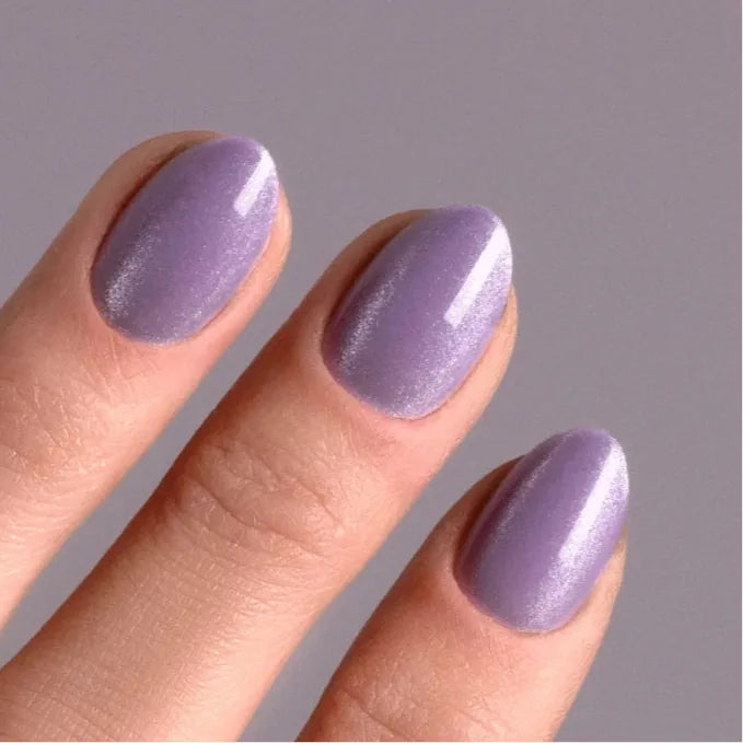 Lilac cateye xs rounded Softgel Press on Nails – Galerie