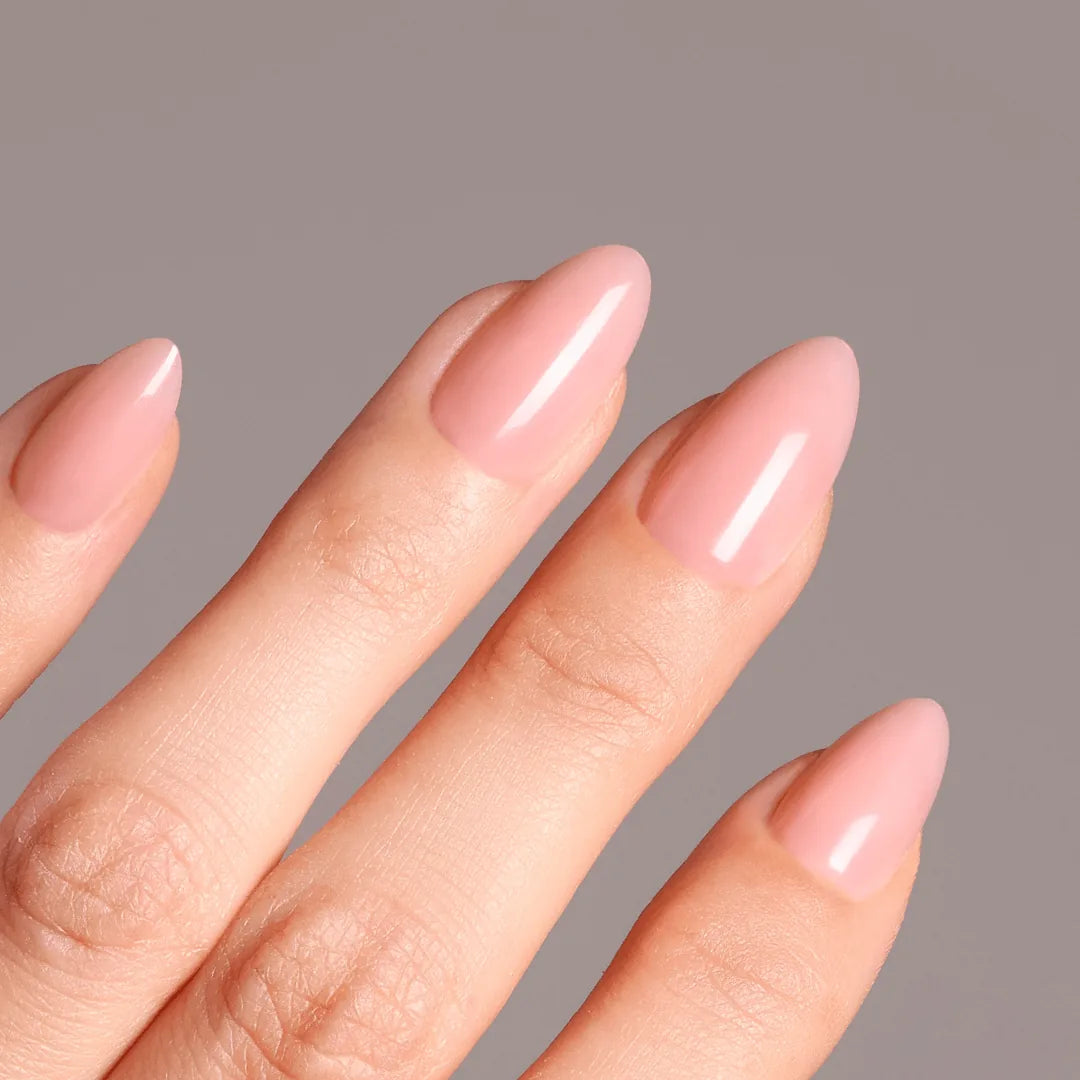 Nude #1 Almond Softgel Press On Nails – Galerie