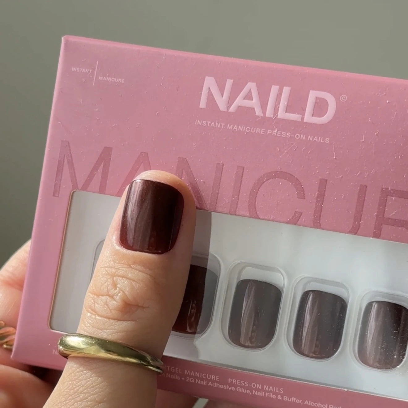 Orion Short XXS Square Softgel Press On Nails (inkl. Klebesticker & Nagelkleber)