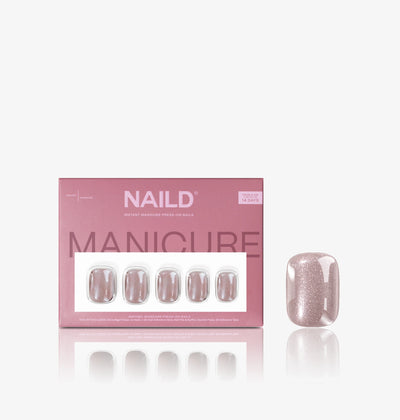 Pixie Blush Short XXS Square Softgel Press On Nails (inkl. Klebesticker & Nagelkleber)