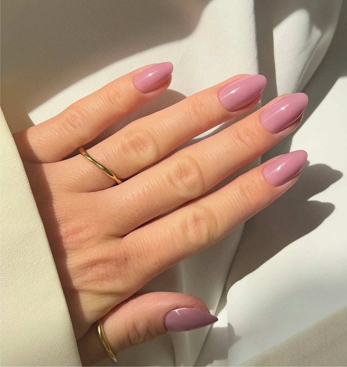 Rosewood almond Softgel Press On Nails – Galerie